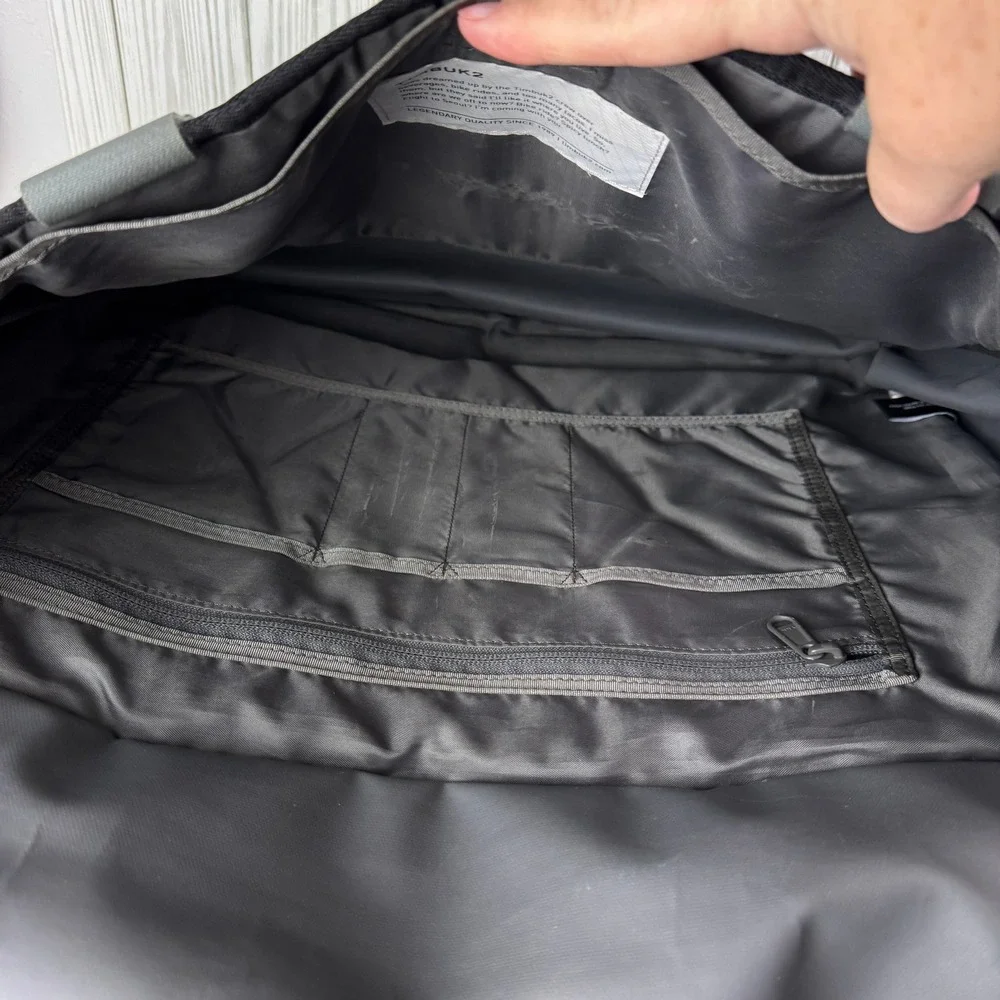 Timbuk2 Tesla Motors Messenger Bag Black Ballistic Nylon Laptop‎ Commuter Case